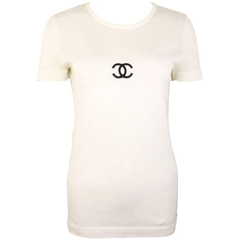 chanel t-shirt original|chanel white pocket shirt.